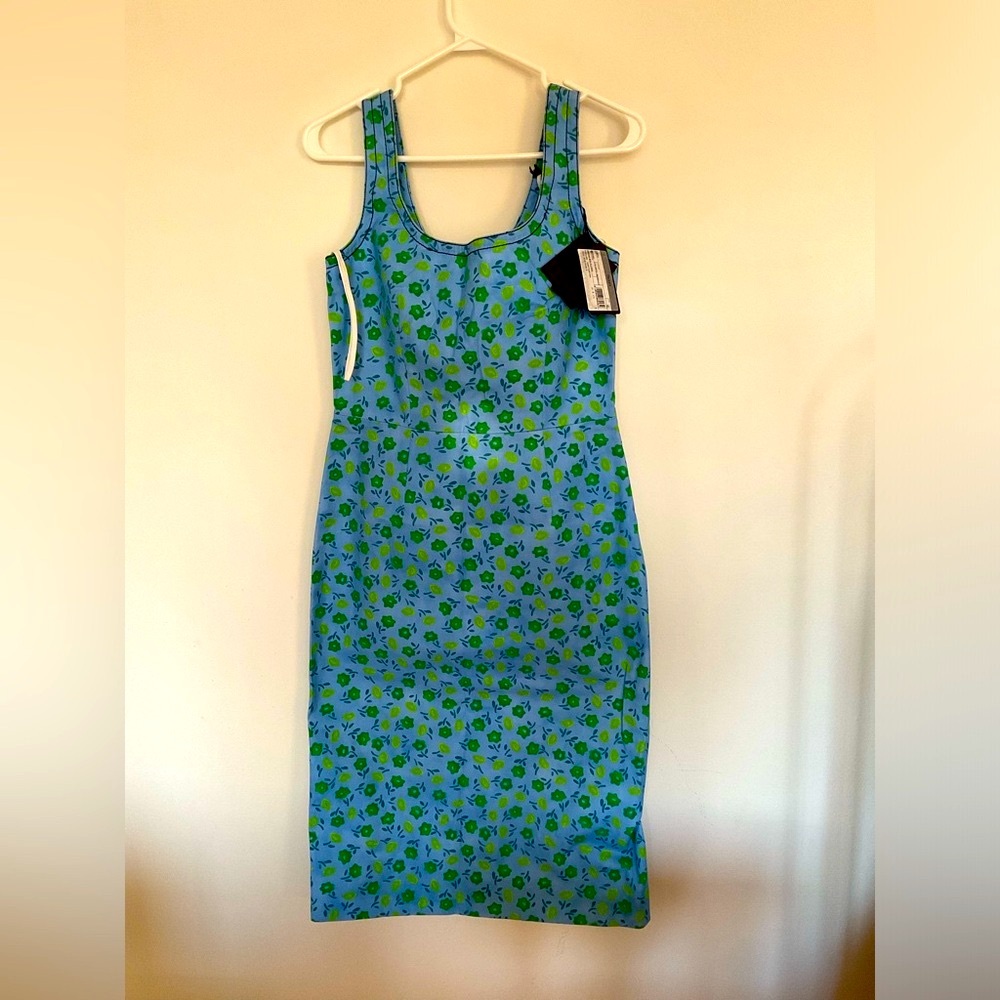 NWT Prada floral summer cotton dress 42 (M)